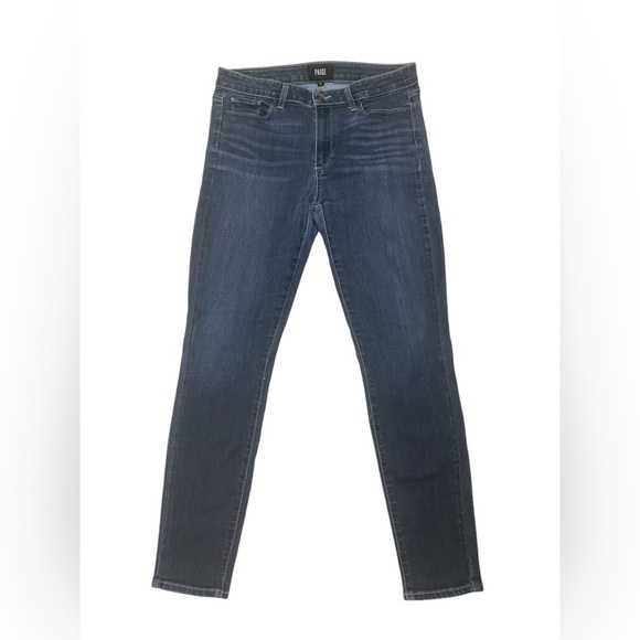 Paige Jeans Hoxton Ultra Skinny Jeans Size 31 Blue - Picture 4 of 15
